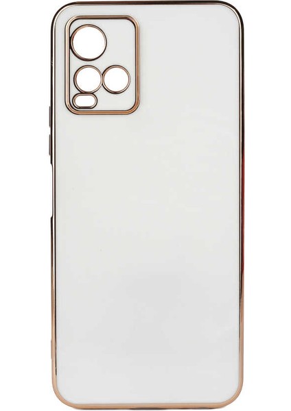 Vivo Y21 Kılıf Bark Parlak Tasarım Şık Silikon Kapak