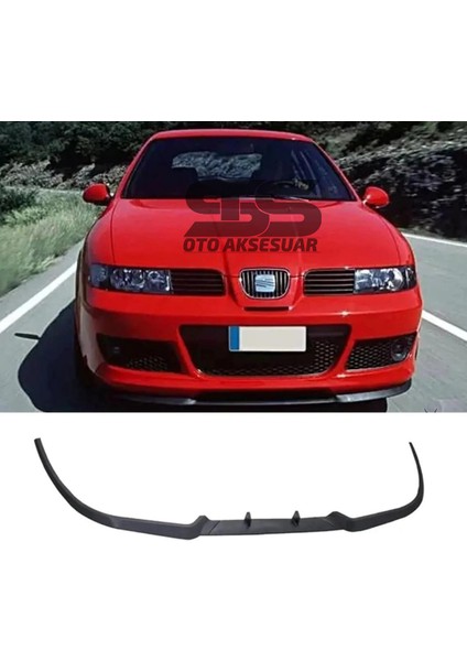 Seat Leon Mk1 Mk2 Cupra R Uyumlu Ön Lip Mat Siyah Ön Tampon Lip