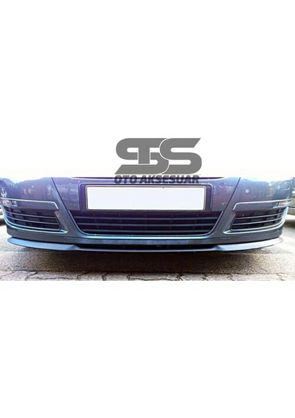 Vw Passat B6 Cupra R Uyumlu Ön Lip Mat Siyah Ön Tampon Lip fırsatları