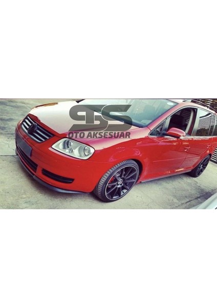 Vw Touran Cupra R Uyumlu Ön Lip Mat Siyah Ön Tampon Lip modelleri