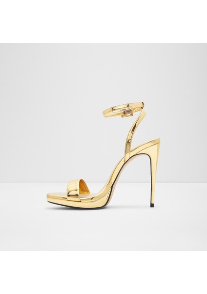 Kat Sandalet Yüksek Topuklu Sandalet - Gold