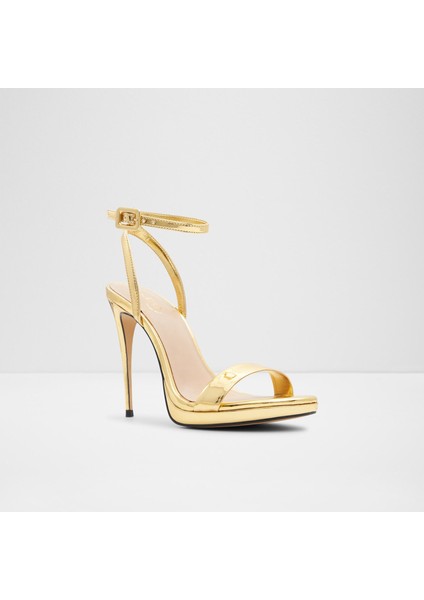 Kat Sandalet Yüksek Topuklu Sandalet - Gold