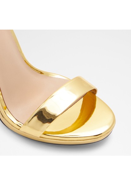 Kat Sandalet Yüksek Topuklu Sandalet - Gold