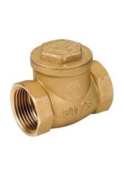 Sarı Pirinç Çalparalı Çekvalf 1/2"