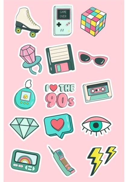 90'lar Sticker
