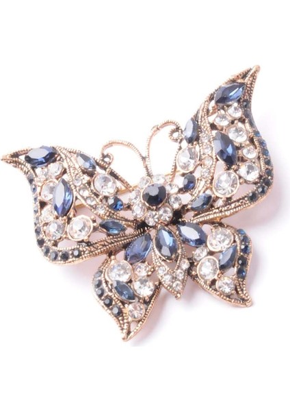 Broş Fıgurlu Otantık Desenli Bronz Kristal Taşli fiyatları