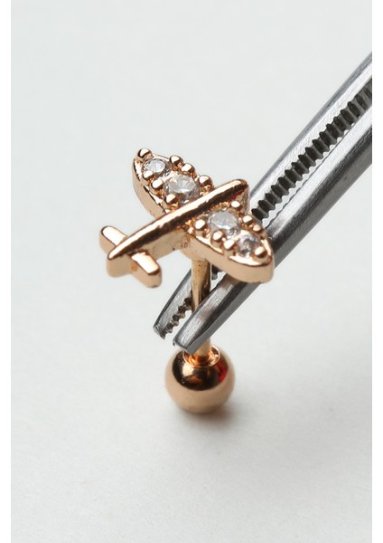 Uçak Model Rose Gold Piercing