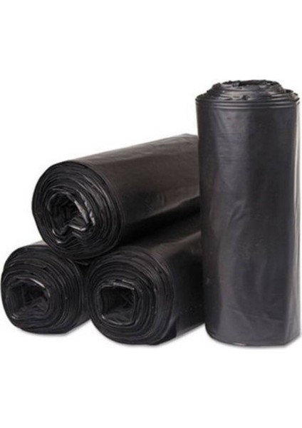 Endüstriyel Çöp Torbası (800 GRAM) Jumbo Boy 80X110 800 Gram 100 Mikron Siyah Renkli 10'lu Rulo