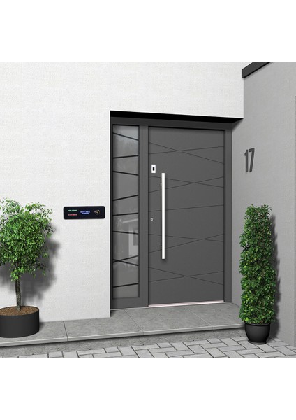 Back Home LED Işıklı Isimli Dekoratif Kapı Zili Butonu