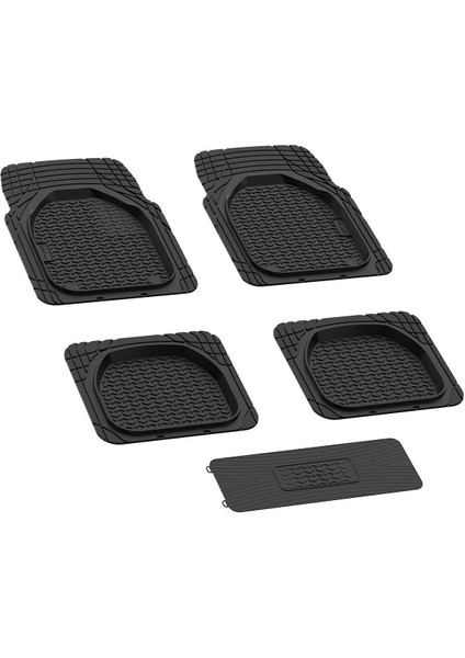 Renault Captur 3D Havuzlu Sahler Universal Paspas Mat Siyah