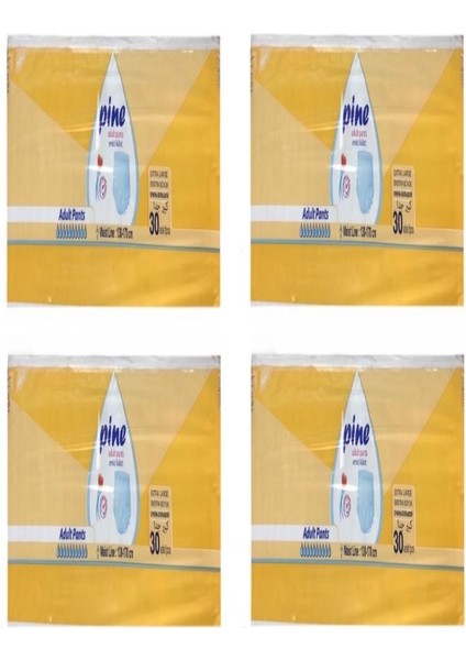 Külotlu Hasta Bezi Extra Büyük Boy Xl Avantaj Paket 30*4 Paket 120 Adet