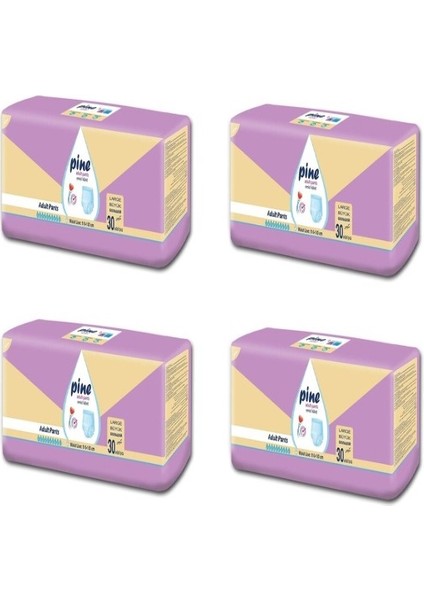 Külotlu Hasta Bezi Large 30*4 Paket 120 Adet