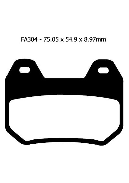 FA304HH 1997-2009 Bmw K 1200 Lt Uyumlu Arka Fren Balatası Sinterli Balata