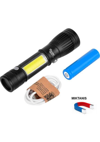 Uzun Menzilli El Feneri Mıknatıslı