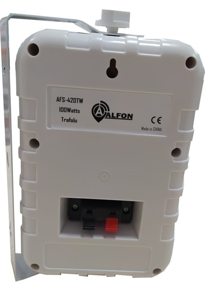 AFS-420TW 10CM 50W 70-100V Beyaz Trafolu Hoparlör