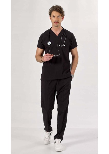 Siyah U-Flex Likralı Cerrahi Takım 2xl modelleri