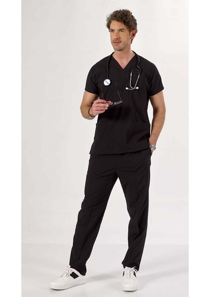 Siyah U-Flex Likralı Cerrahi Takım 2xl fırsatları