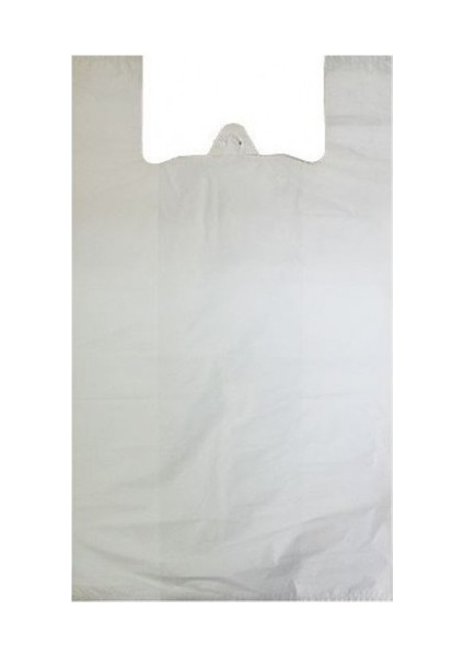 Büyük Boy Kirli Beyaz Poşet 25 kg 37x55 cm