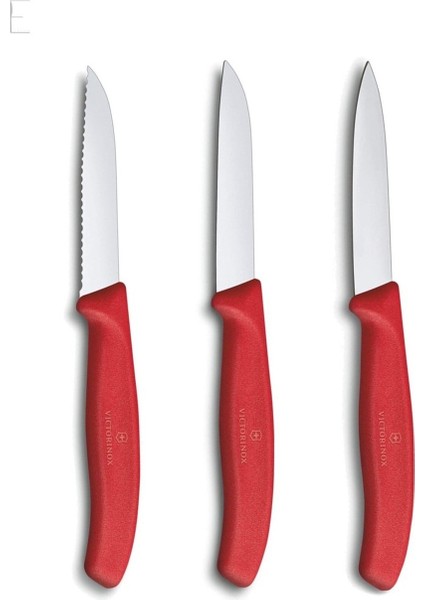 Kırmızı Özel Bıçak Set
