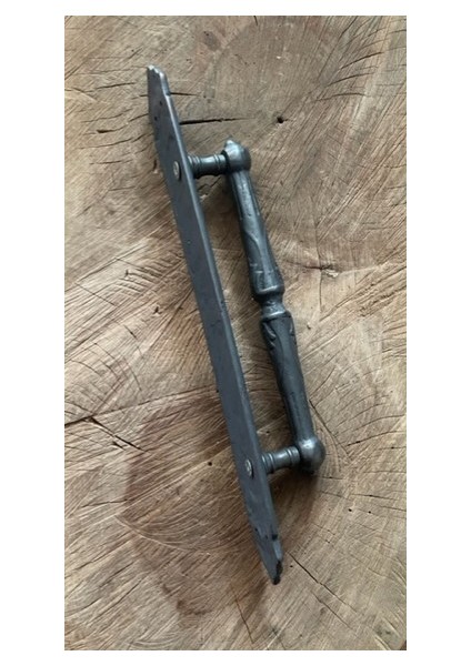 Dekoratif Pirinç Oksit Siyah Ahşap Kapı Kulpu Kapı Çekme Kolu 36CM