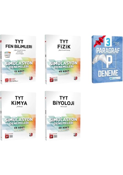 TYT Fen Bilimleri Fizik Kimya ve Biyoloji Simülasyon Deneme