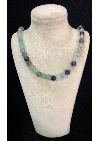 Florit Taşı 6 mm 45 cm Kolye