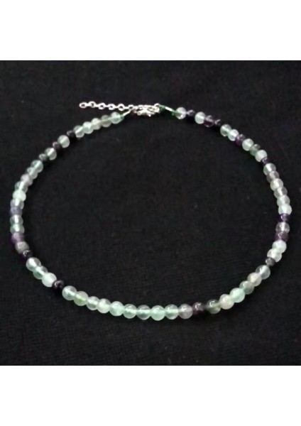 Florit Taşı 6 mm 45 cm Kolye modelleri