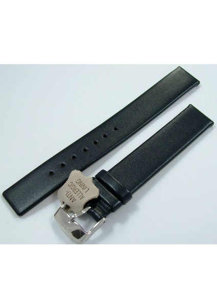 Bizon Deri Saat Kayışı 14MM Siyah Saat Kordonu Klasik Ince Bayan