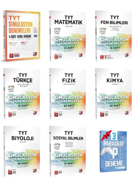 TYT Genel Mat Fen Türkçe Fizik Kimya Biyoloji Sosyal Deneme