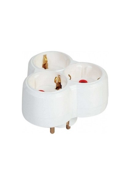 Tayvin Topraklı Üçlü Golyat Fiş Priz Tip Sıva Üstü