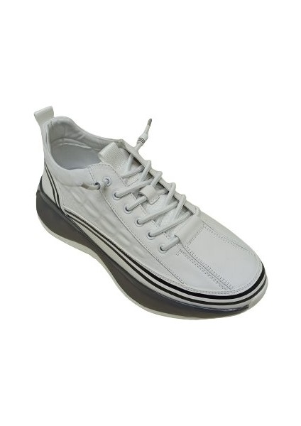 Beyaz Erkek Sneaker Spor Ayakkabı