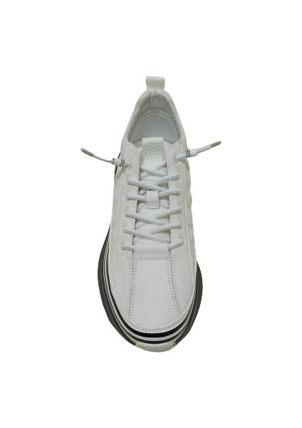 Beyaz Erkek Sneaker Spor Ayakkabı