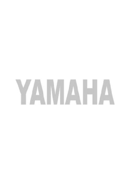 Yamaha Sticker Gümüş 80X20MM.