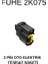 Fuhe 2K075 Oto 2 Pin Oto Elektrik Tesisat Soketi 1