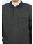 Giyim Erkek Polo Yaka Cepli Regular Kalıp Selanik Örgü Haki Sweatshirt SLN100 2