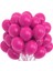 Lastik Lateks Mat Balon 25 Adet Kırmızı Siyah Sarı Turuncu Pembe Mavi Mor Yeşil Küf Yeşili Şeffaf Lacivert Fuşya Gri Kahverengi 1