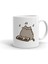 Beyaz Piyanist Pusheen Baskılı Kupa 1