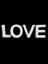 Polyester Love 40 x 13 cm P136 1