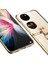 Huawei P50 Pocket Kılıf Kenarı Renkli Standlı Yüzüklü Kıpta Kapak 2
