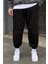 Unisex 3 Iplik Şardonlu Ultra Salaş Eşofman Altı Kışlık Kalın Jogger 1