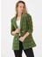Yeşil Kadın Vatkalı Ceket 22KSL1130 2