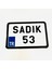 Bisiklet Plakası, Ufak Motor Plakası, 12X18 cm Plaka, Cam Önü Plakası, Dekor Plaka, Süs Plakası, Isim Plaka 2