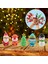 Sevimli Hayvan Noel Baba Kardan Adam Parmak Kuklalar Bebek El/ Çocuklar 5 Pcs (Yurt Dışından) 5