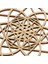 Yaşam Çiçeği Kutsal Geometri Duvar Sanat Heykeli Ahşap Izgara Asma F 30.5cm (Yurt Dışından) 3