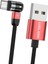 USB Telefon Kırmızı 0.5m Mikro USB Için 360 ° ve 180 ° ile Manyetik Şarj USB Kablosu (Yurt Dışından) 2