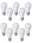 10 Adet LED Ampul - 9W LED Ampul E27 - Beyaz Parlak Tasarruflu LED Ampul 4