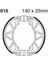 816 1999-2002 Aprilia Sr 150 Arka Fren Balatası Yaylı Kampana Set 3