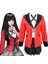 Anime Kakegurui Jabami Yumeko Cosplay Kostüm Japon Kırmızı Tam Set Okul Üniforması Cadılar Bayramı Karnaval Jk Etek Üniforma 1