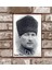 RETRO359 Kişiye Özel Kalpaklı Mustafa Kemal Atatürk Retro Vintage Metal Poster 1