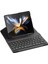 Galaxy Z Fold 4 Uyumlu Kıpta Serisi Standlı Bluetooth Klavyeli Keyboard Set Kılıf 1